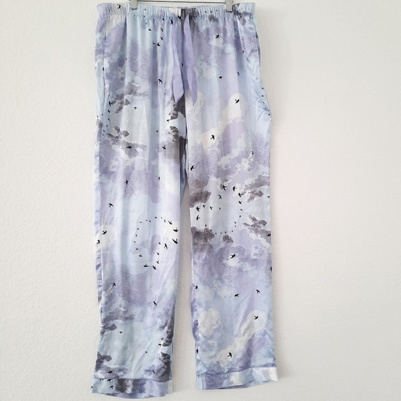 Victoria's Secret 1989 Style Birds and Sky  PJ Bottoms XL - Picture 1 of 7